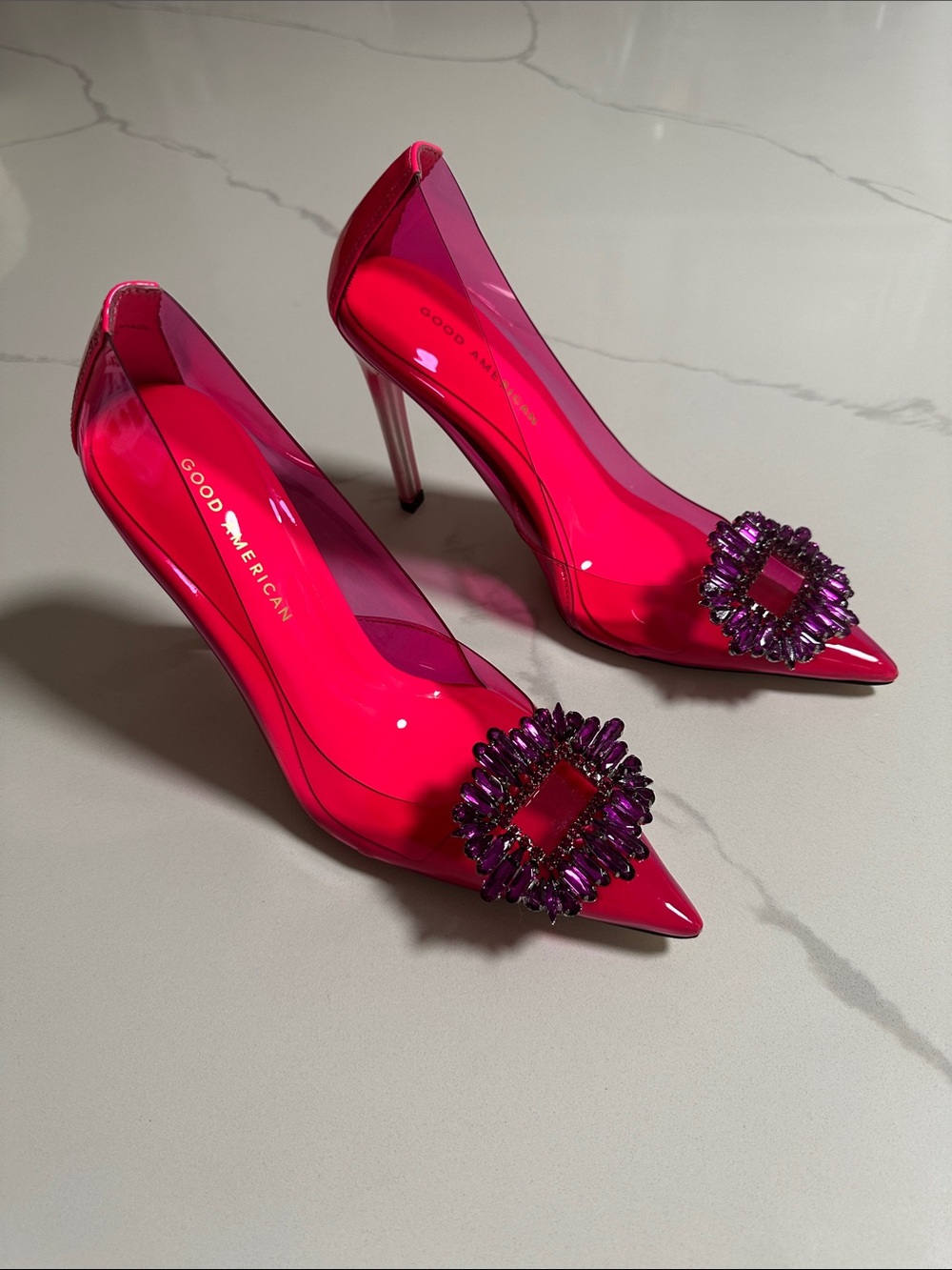 Good American Cinder-F*CKing-Rella Pump